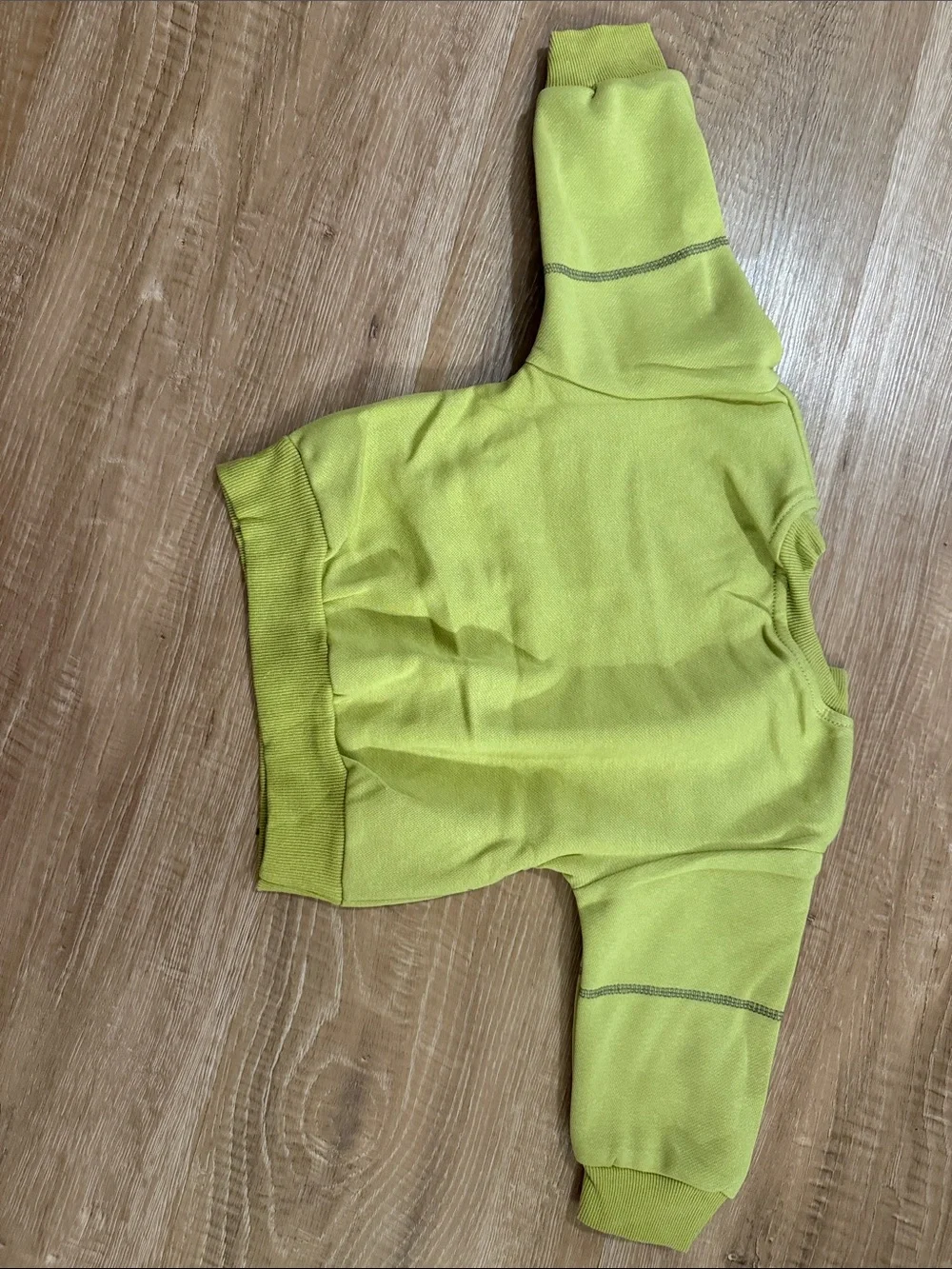 Lime Green Kids Sweatshirt with Contrast Pocket